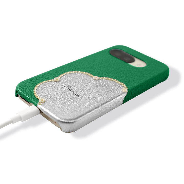 Genuine Leather 32 Colors Italian Shrink Leather Motif Cut Leather Printed Name Stone Decoration Back Case Xperia Series