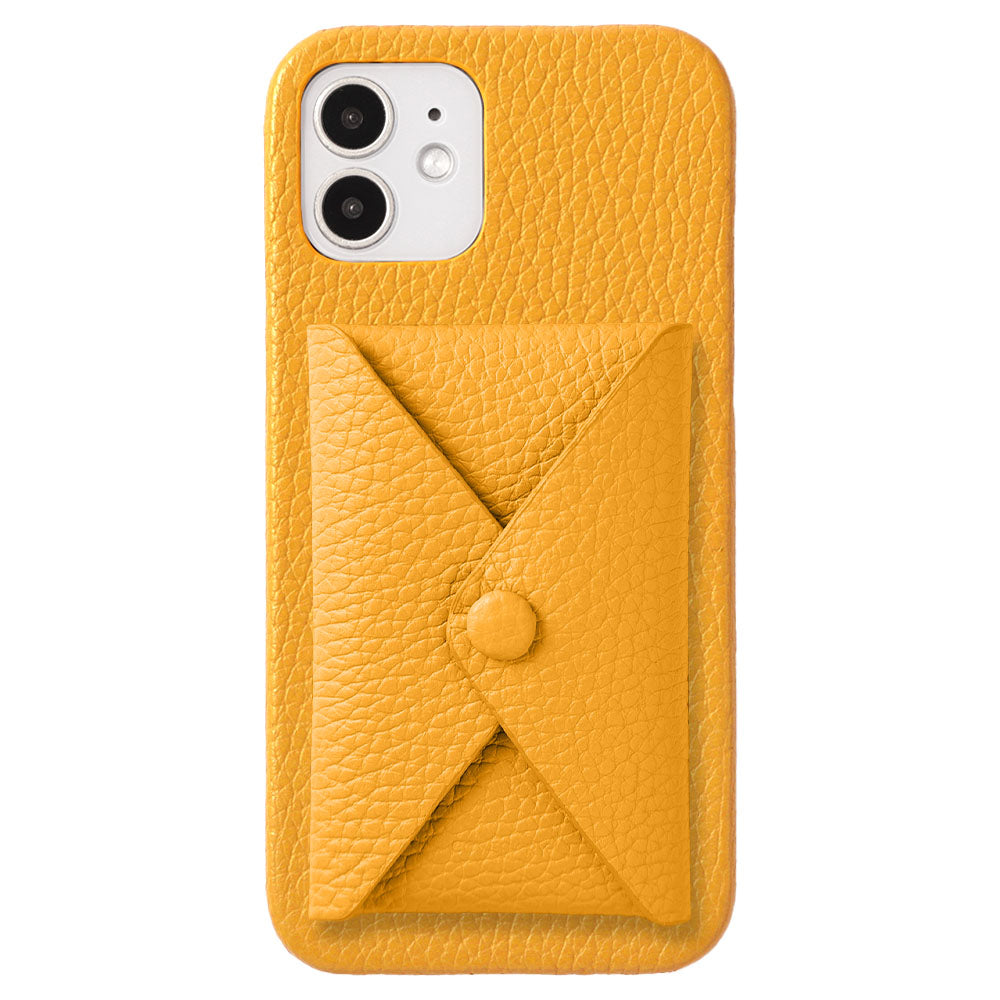 Genuine leather 32 colors Italian shrink leather with lid pocket back case Xperia series