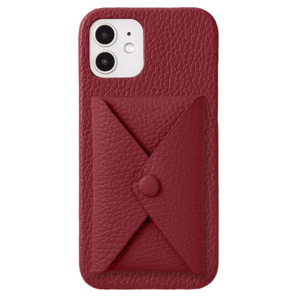 Genuine leather 32 colors Italian shrink leather with lid pocket back case Xperia series