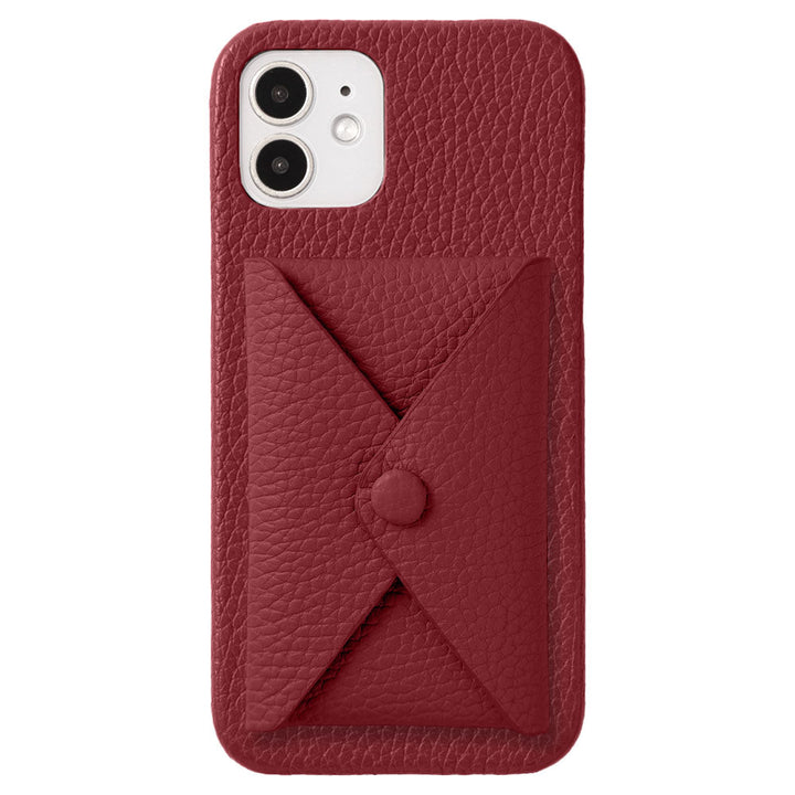 Genuine leather 32 colors Italian shrink leather with lid pocket back case Xperia series