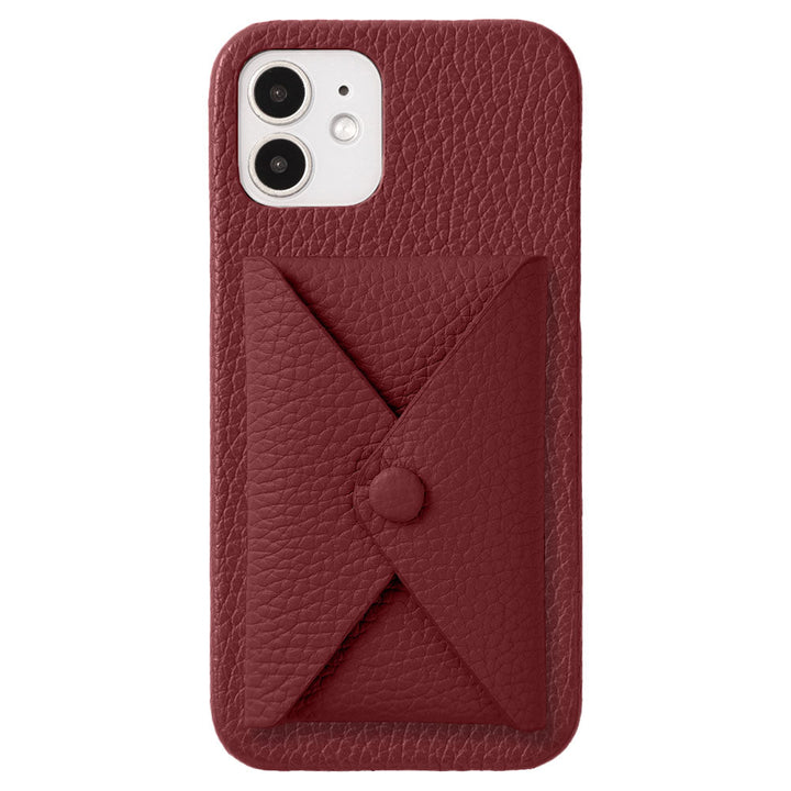 Genuine leather 32 colors Italian shrink leather with lid pocket back case Xperia series