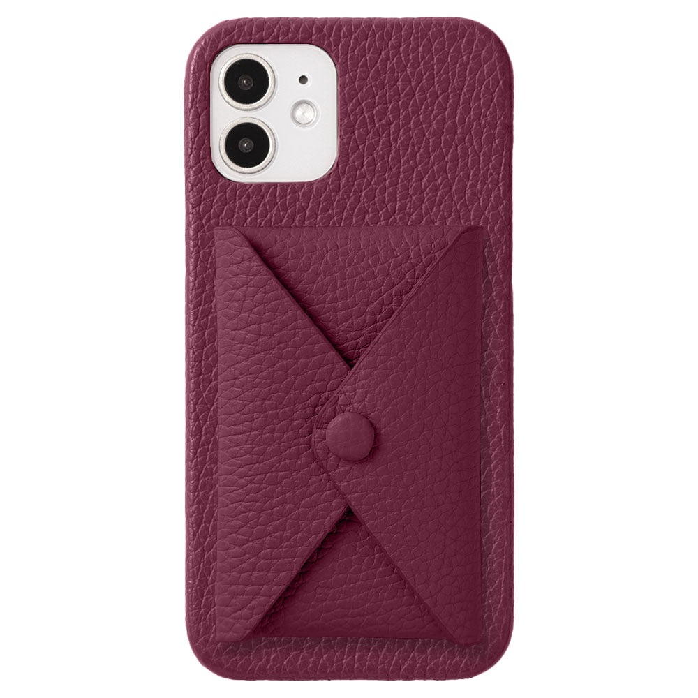 Genuine leather 32 colors Italian shrink leather with lid pocket back case Xperia series