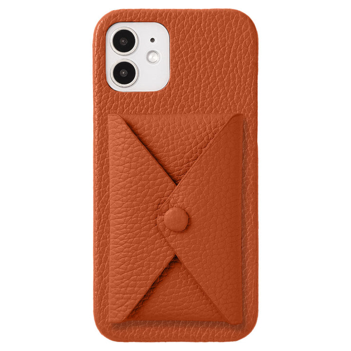 Genuine leather 32 colors Italian shrink leather with lid pocket back case Xperia series