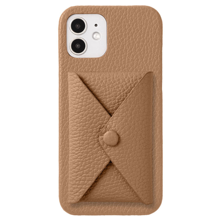 Genuine leather 32 colors Italian shrink leather with lid pocket back case Xperia series