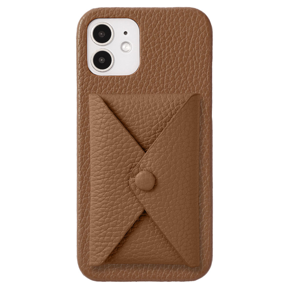 スマートフォン・携帯電話 COVERARY 本革スマホケースとカードポケット