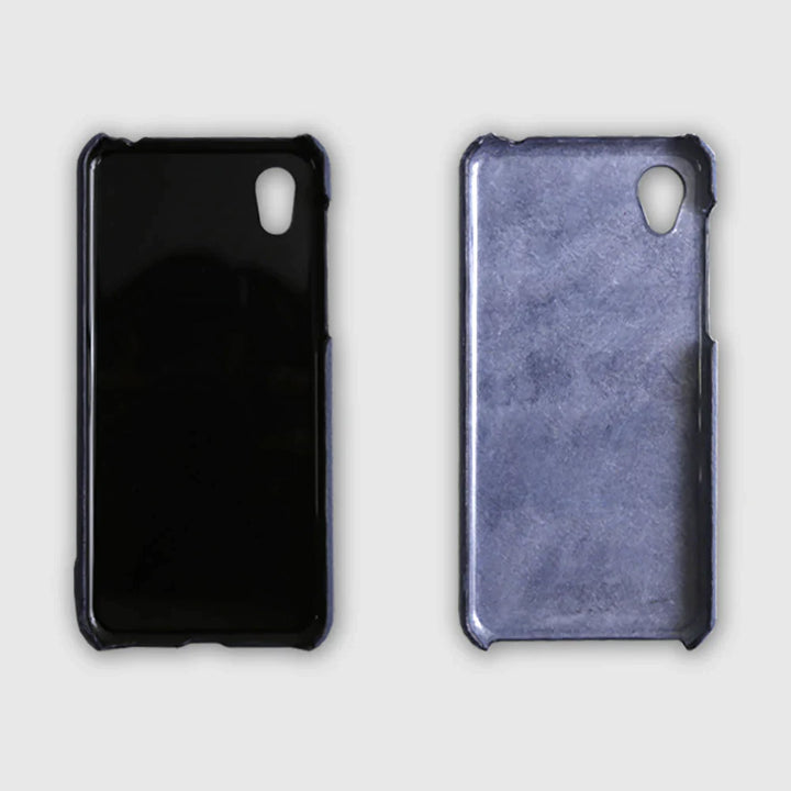 自分でデザイン 蓋ありポケット 背面ケース 本革 32色 イタリアンシュリンクレザー