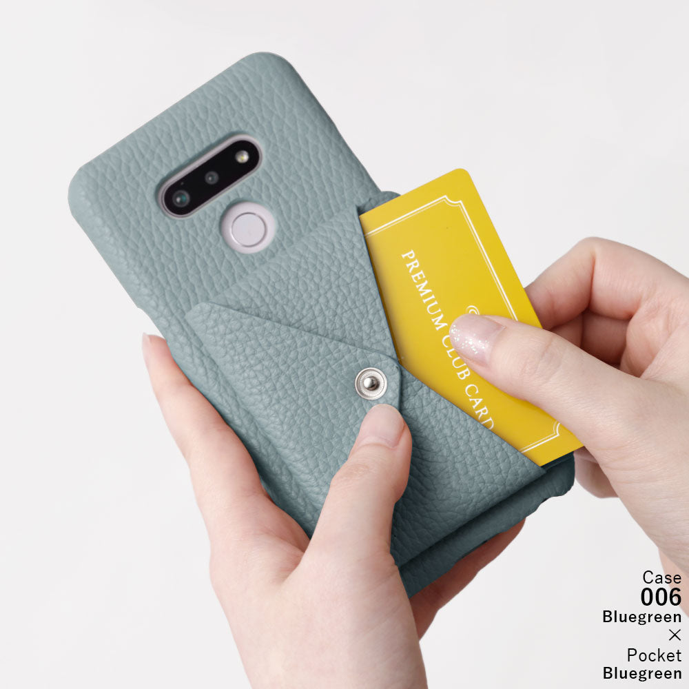 Genuine leather 32 colors Italian shrink leather with lid pocket back case Xperia series