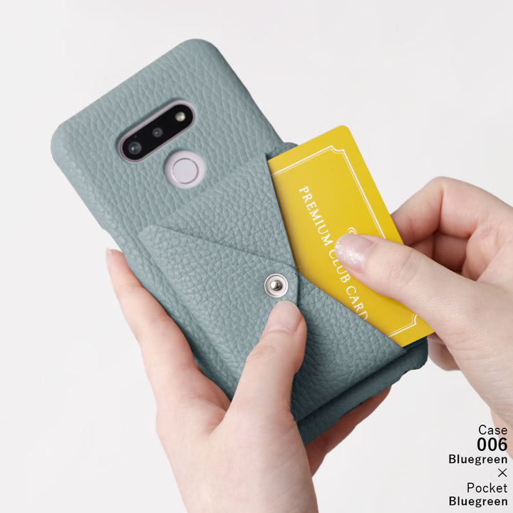 Genuine leather 32 colors Italian shrink leather with lid pocket back case Xperia series