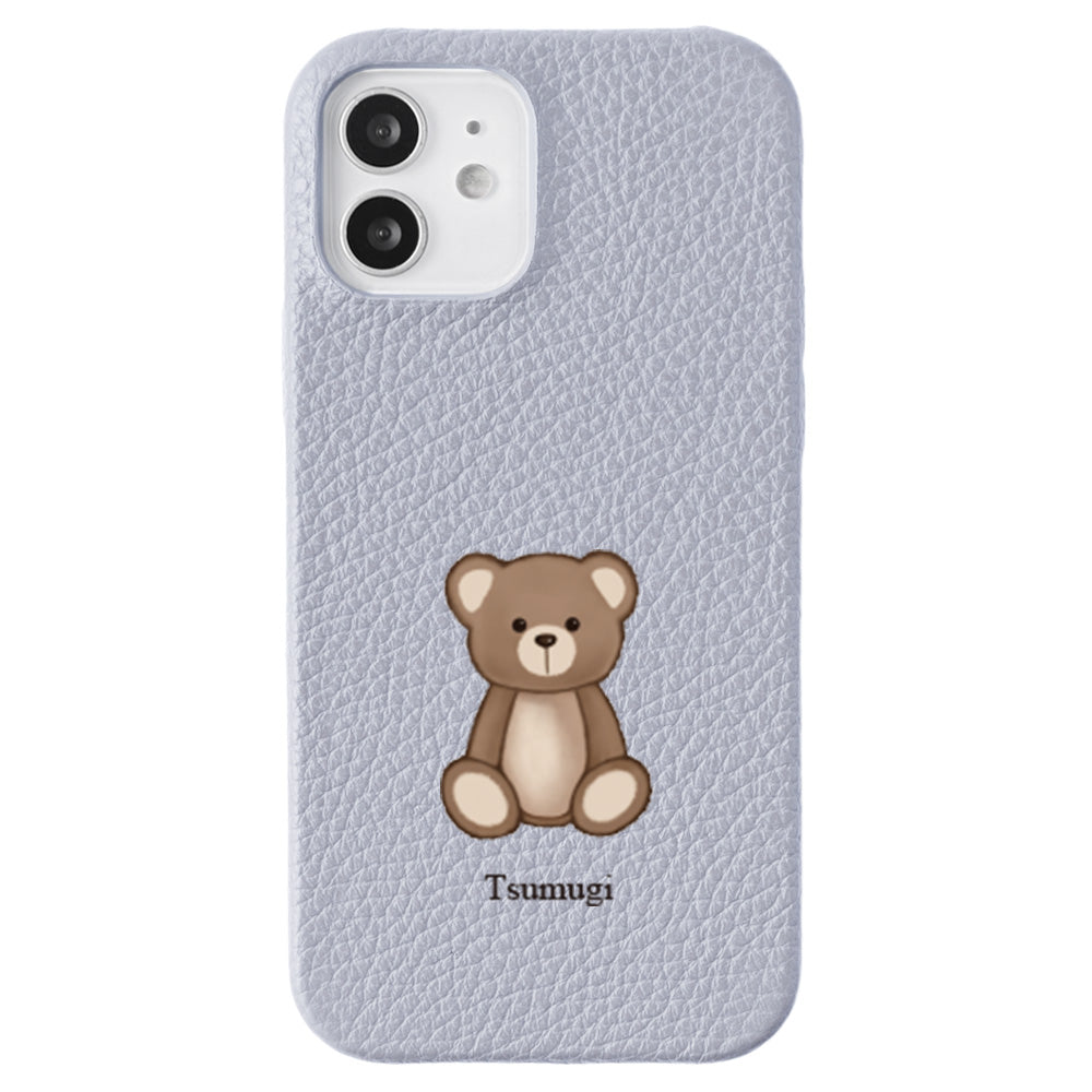 Genuine leather 32 colors Italian shrink leather animal pattern printed name back case Google Pixel series