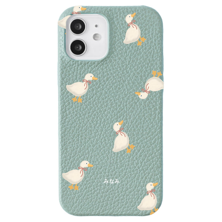 Genuine leather 32 colors Italian shrink leather animal pattern printed name back case Google Pixel series