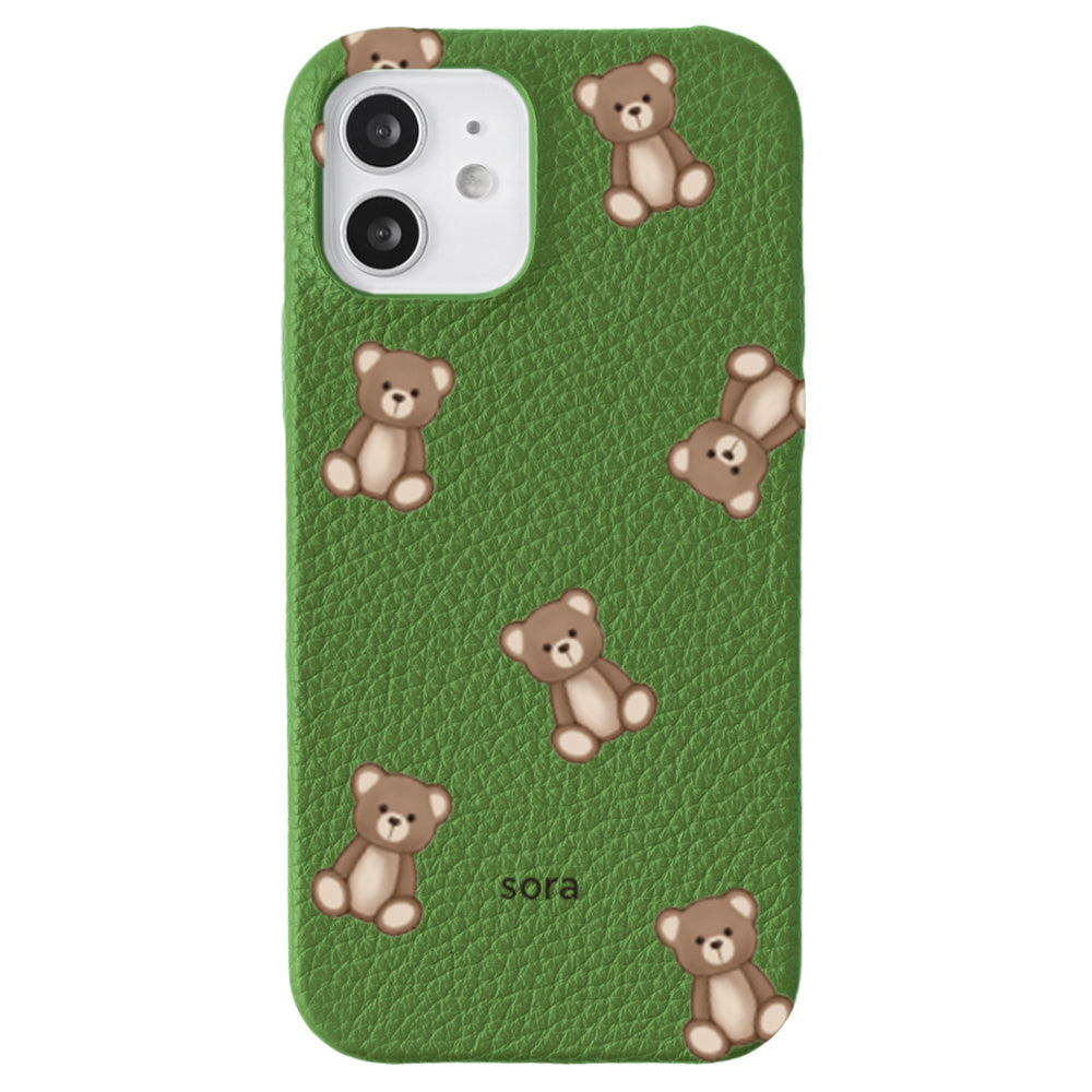 Genuine leather 32 colors Italian shrink leather animal pattern printed name back case Google Pixel series
