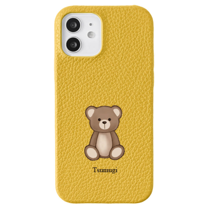 Genuine leather 32 colors Italian shrink leather animal pattern printed name back case Google Pixel series