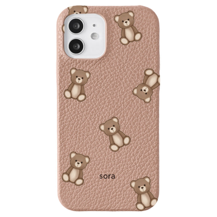 Genuine leather 32 colors Italian shrink leather animal pattern printed name back case Google Pixel series