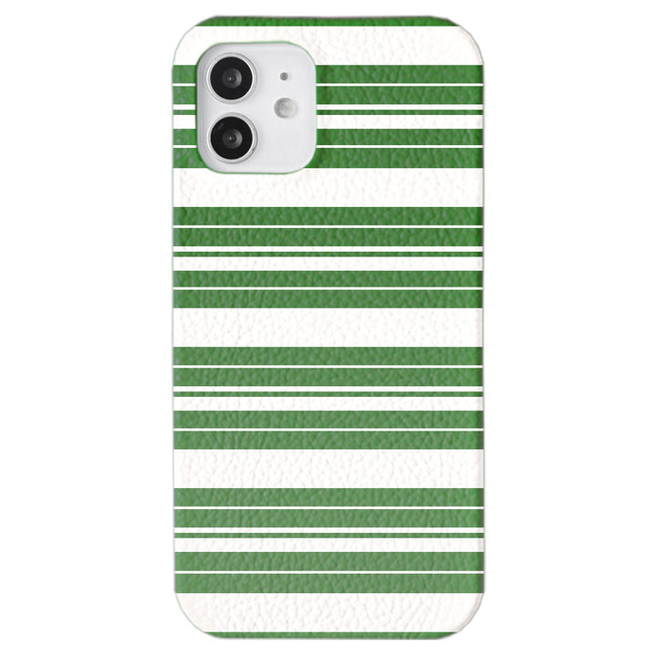 Cuir véritable 32 couleurs cuir italien grainé motif rayé coque arrière série Xperia