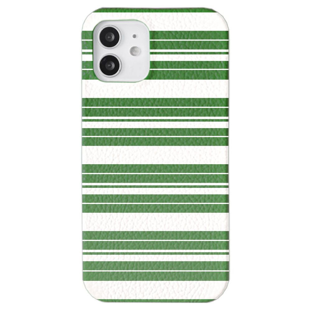 Genuine leather 32 colors Italian shrink leather border pattern back case AQUOS series