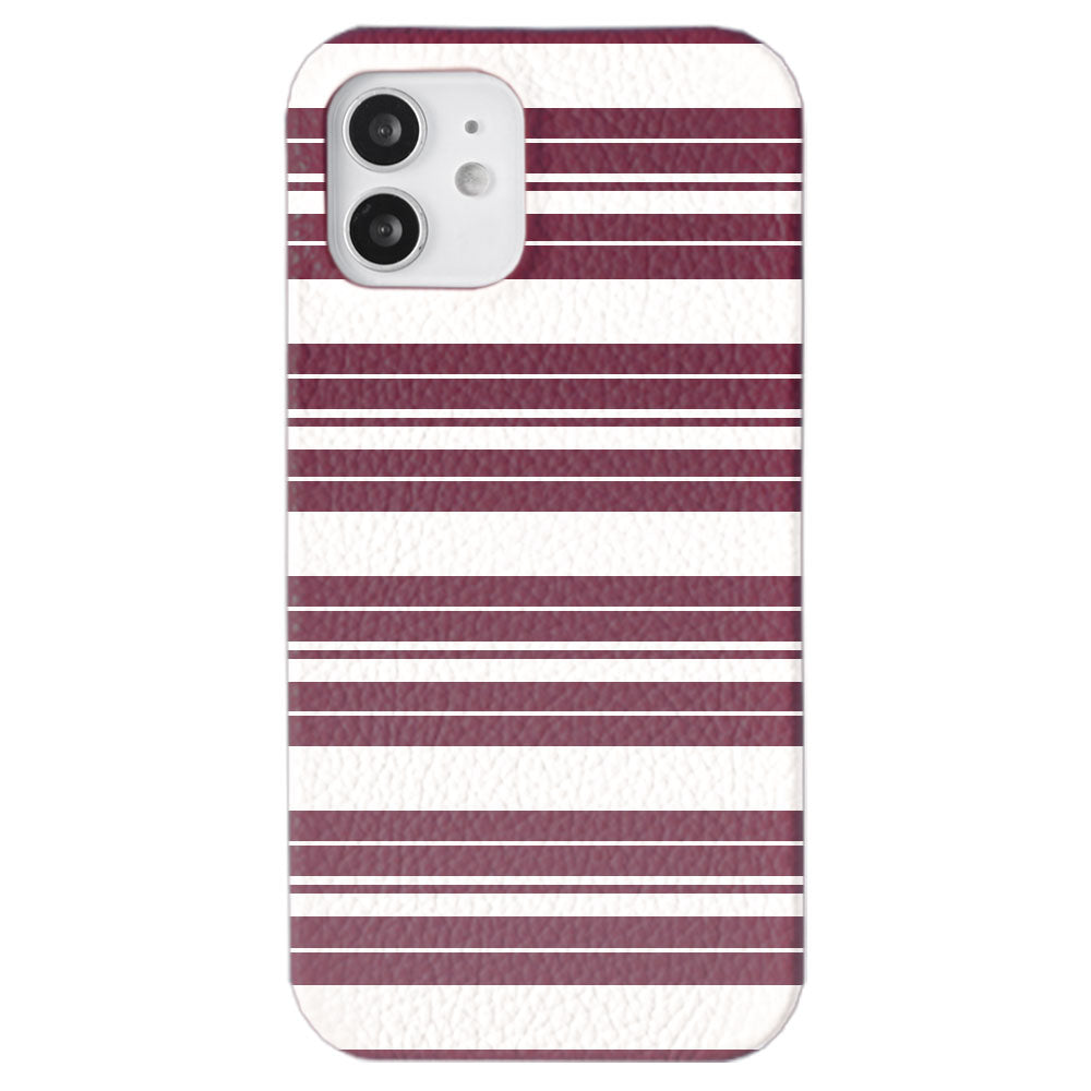 Cuir véritable 32 couleurs cuir italien grainé motif rayé coque arrière série Xperia
