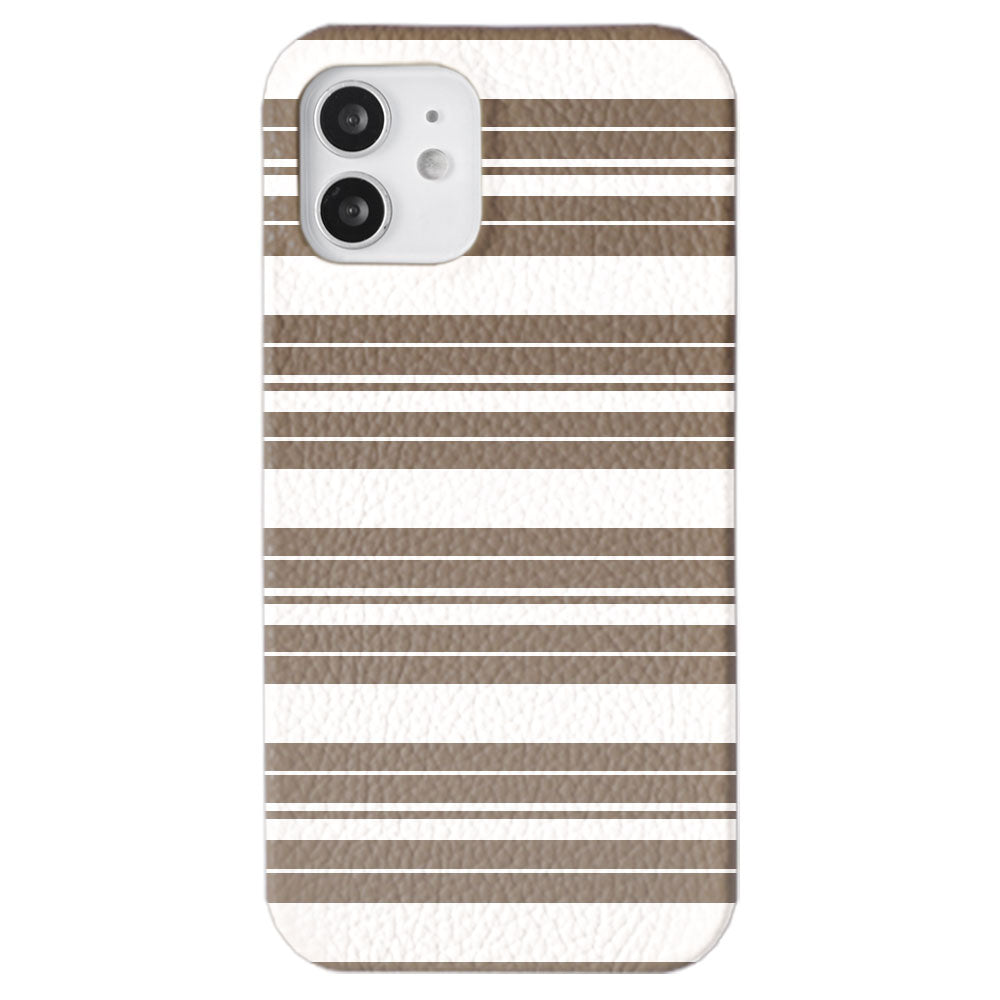 Cuir véritable 32 couleurs cuir italien grainé motif rayé coque arrière série Xperia