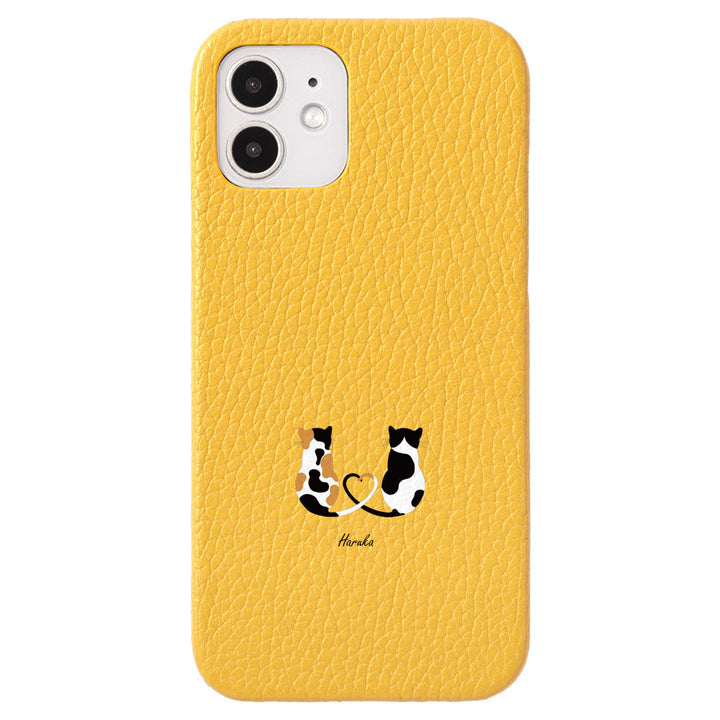 Genuine Leather 32 Colors Italian Shrink Leather Cat Personalized Back Case for Xperia Series