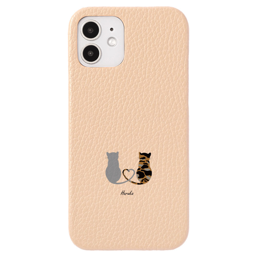 Genuine Leather 32 Colors Italian Shrink Leather Cat Personalized Back Case for Xperia Series