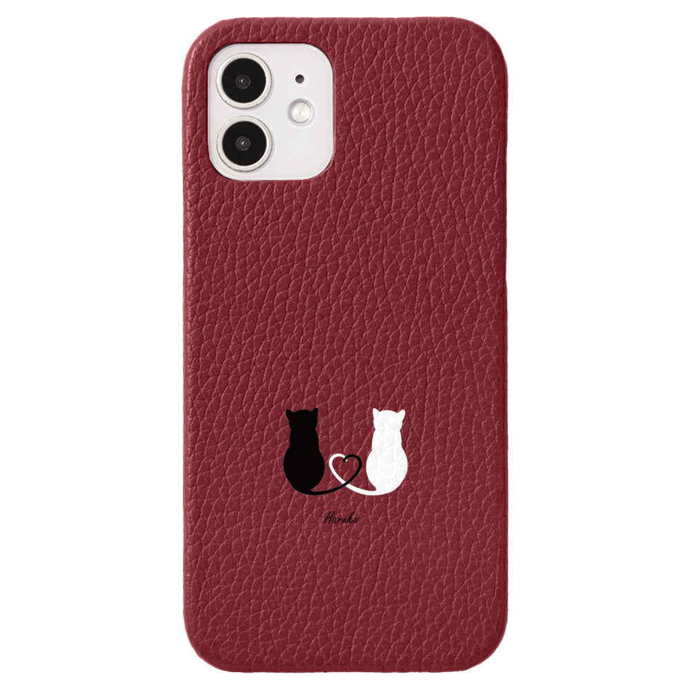 Genuine Leather 32 Colors Italian Shrink Leather Cat Personalized Back Case for Xperia Series