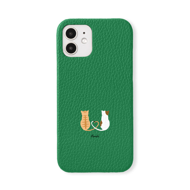 Genuine Leather 32 Colors Italian Shrink Leather Cat Personalized Back Case for Xperia Series