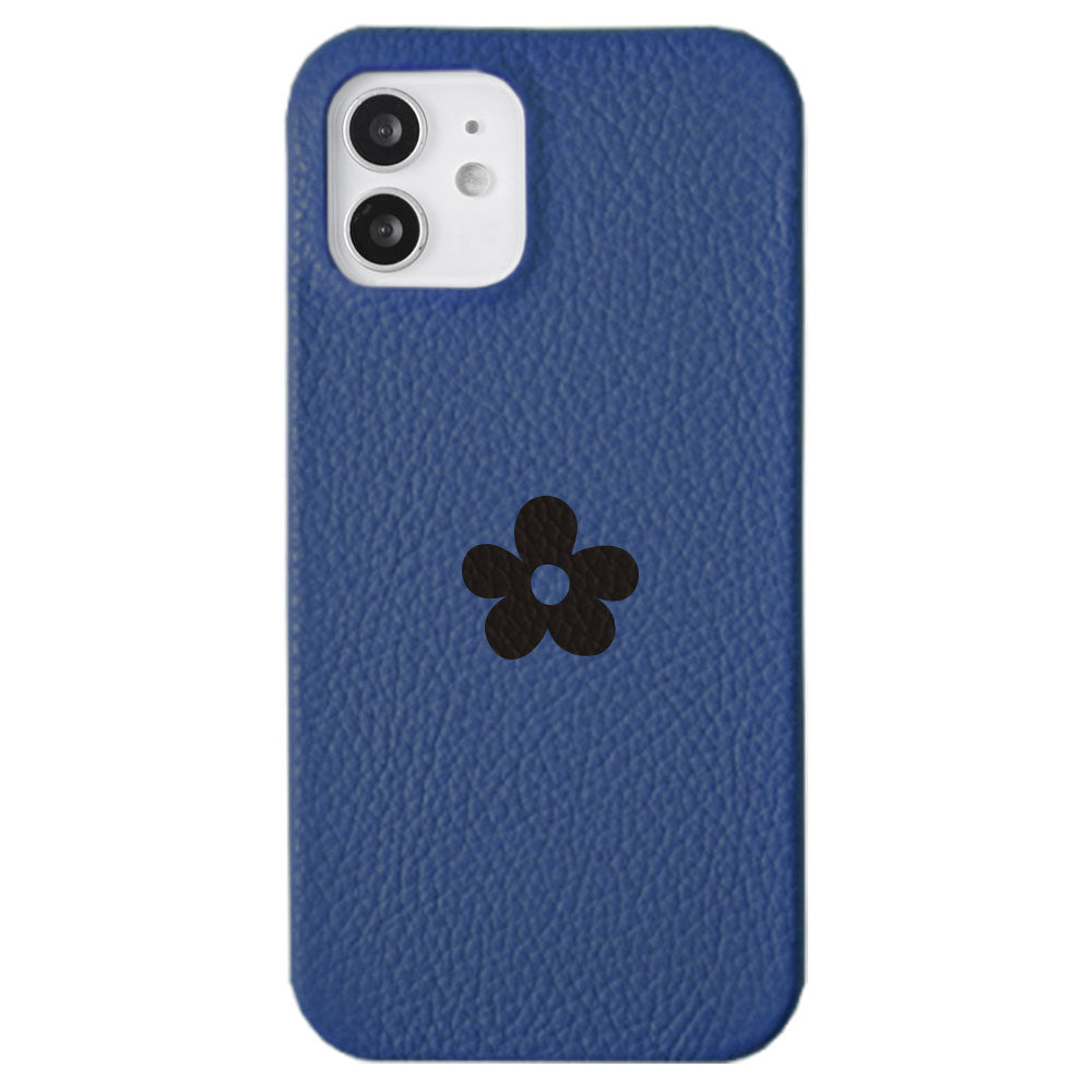 Cuir véritable 32 couleurs cuir italien grainé motif floral 1 coque arrière série Xperia