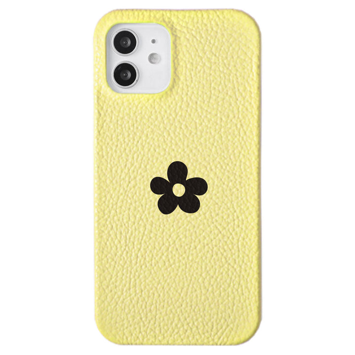 Genuine leather 32 colors Italian shrink leather floral pattern 1 back case Galaxy series