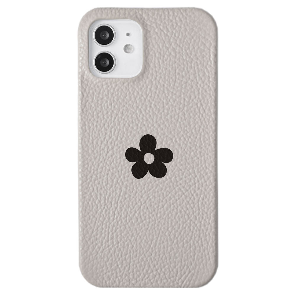 Cuir véritable 32 couleurs cuir italien grainé motif floral 1 coque arrière série Xperia