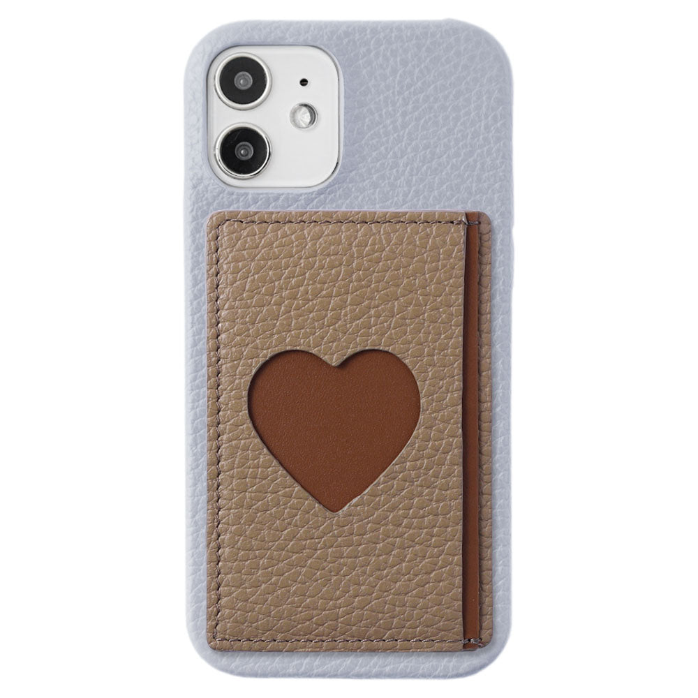 Genuine leather 32 colors Italian shrink leather with photo holder card case with back case AQUOS series