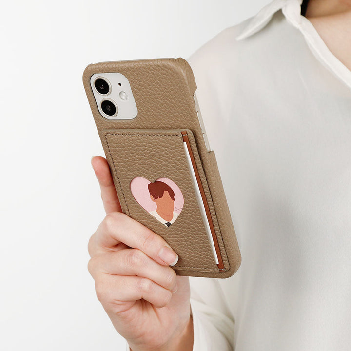 Cuir véritable 32 couleurs cuir italien grainé porte-cartes avec photo étui arrière série Google Pixel