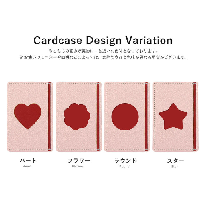 Genuine leather 32 colors Italian shrink leather with photo holder card case with back case AQUOS series