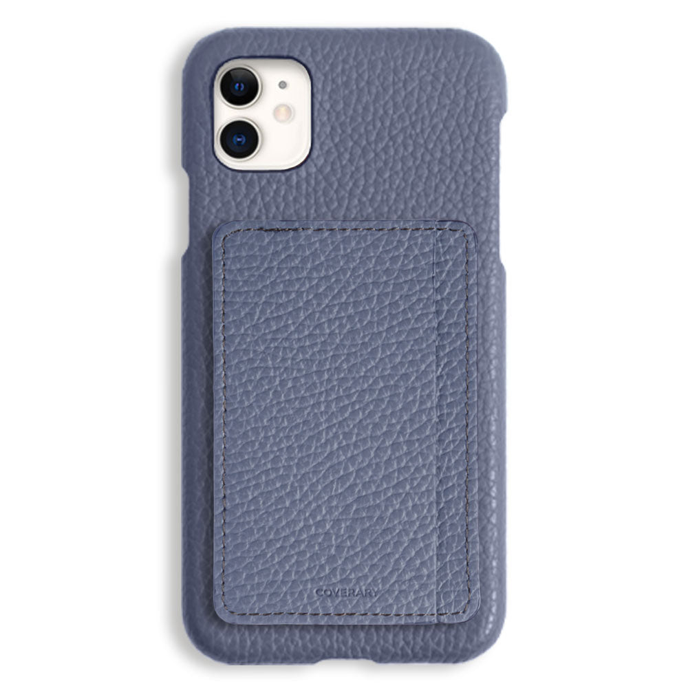 本革 32色 イタリアンシュリンクレザー カード収納 ポケット付き 背面ケース iPhoneシリーズ