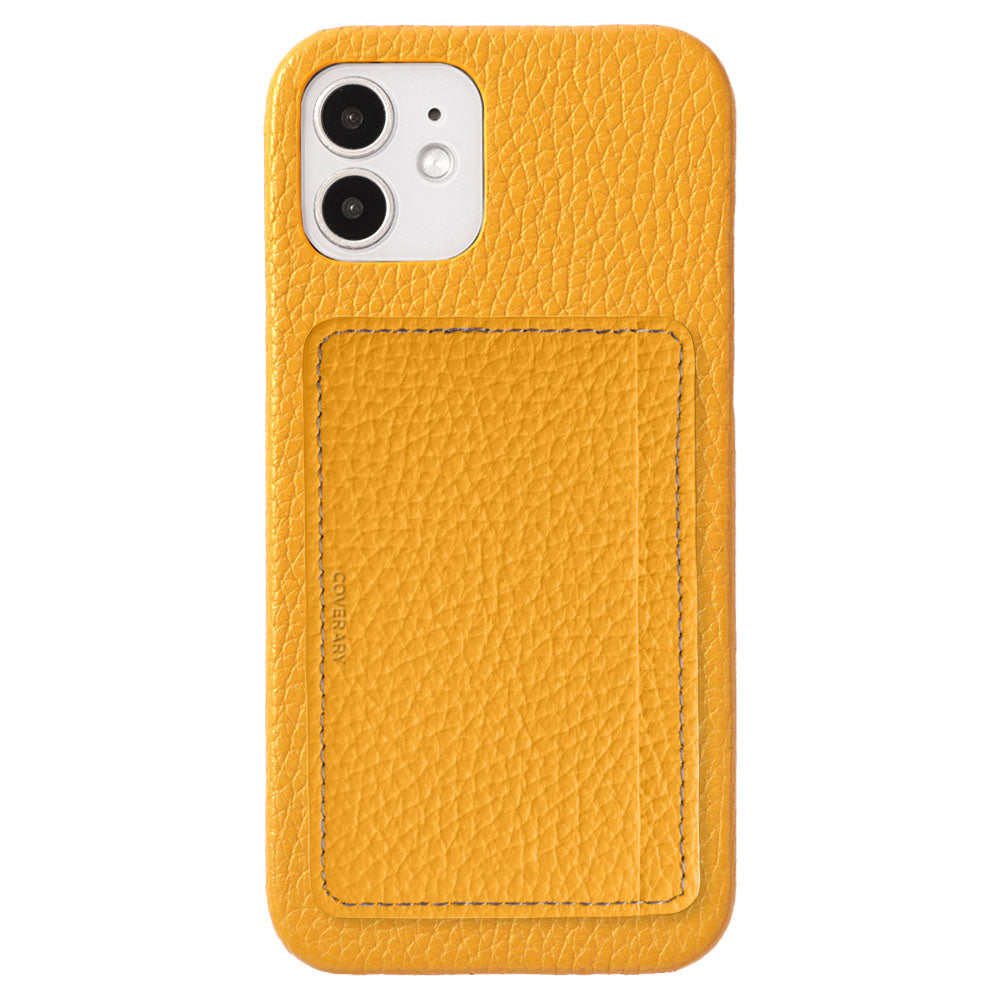 Genuine leather 32 colors Italian shrink leather card storage with pocket back case AQUOS series