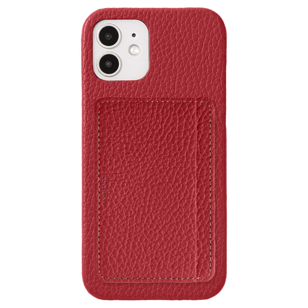 Genuine leather 32 colors Italian shrink leather card storage with pocket back case AQUOS series