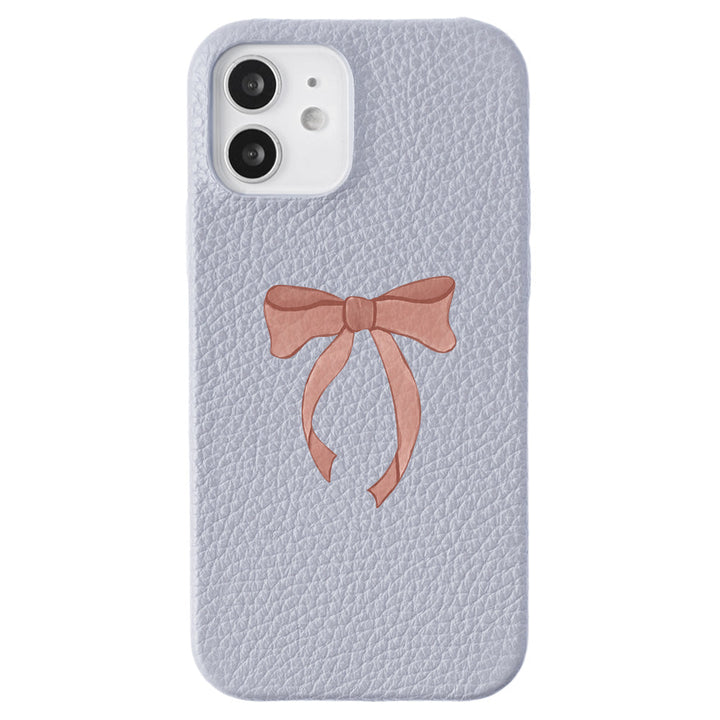 Cuir véritable 32 couleurs cuir italien grainé motif ruban coque arrière série Xperia