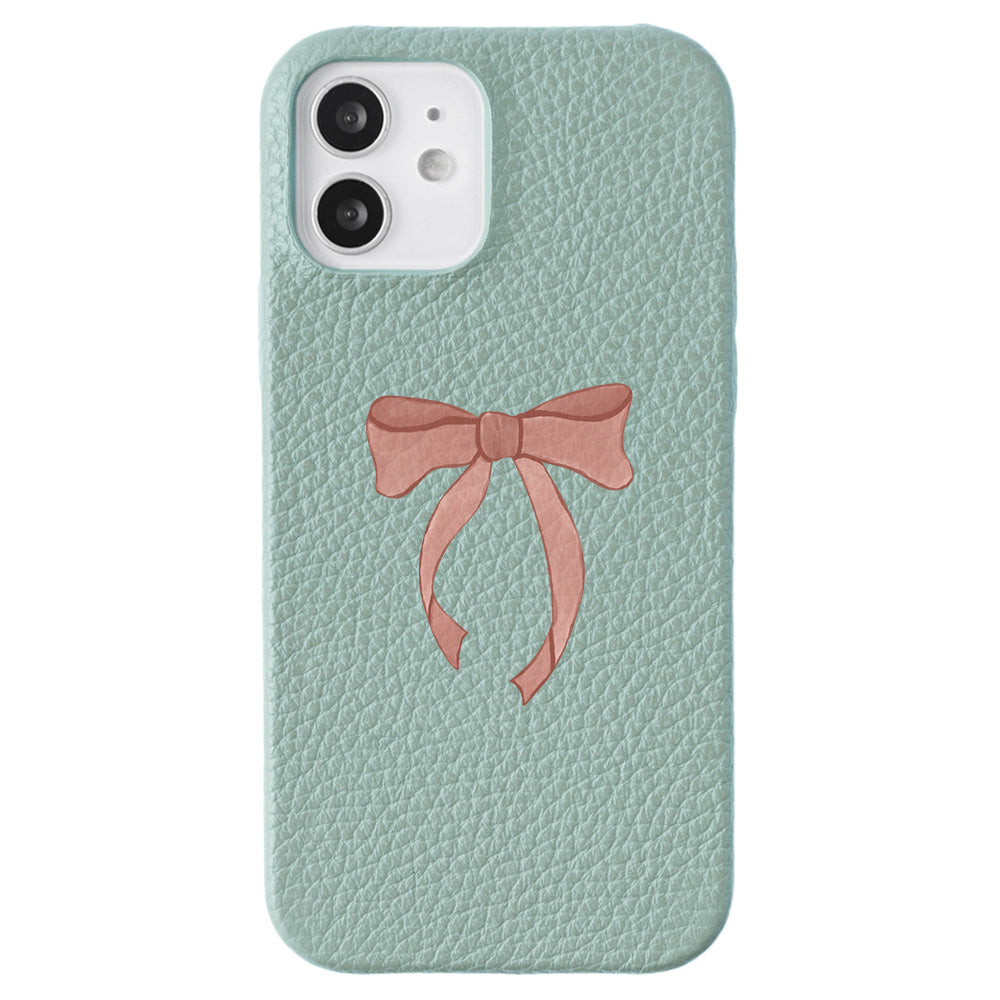 Genuine leather 32 colors Italian shrink leather ribbon pattern back case Galaxy series