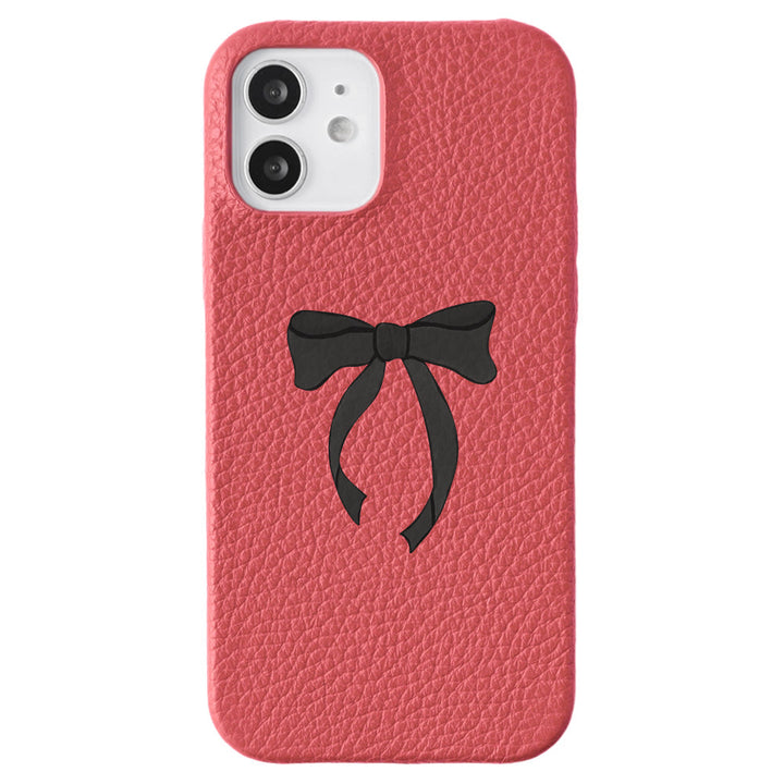 Cuir véritable 32 couleurs cuir italien grainé motif ruban coque arrière série Xperia