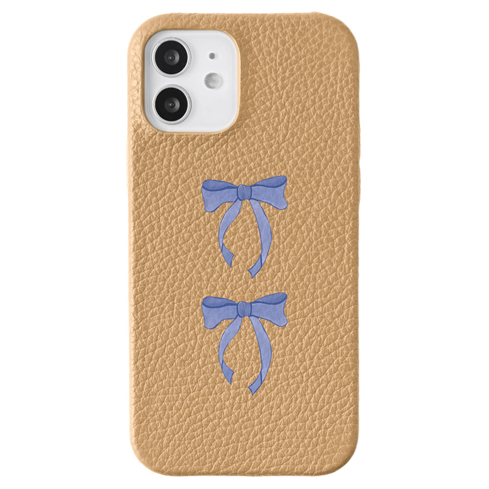 Cuir véritable 32 couleurs cuir italien grainé motif ruban coque arrière série Xperia