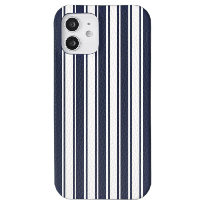 Genuine leather 32 colors Italian shrink leather stripe pattern back case for Google Pixel series