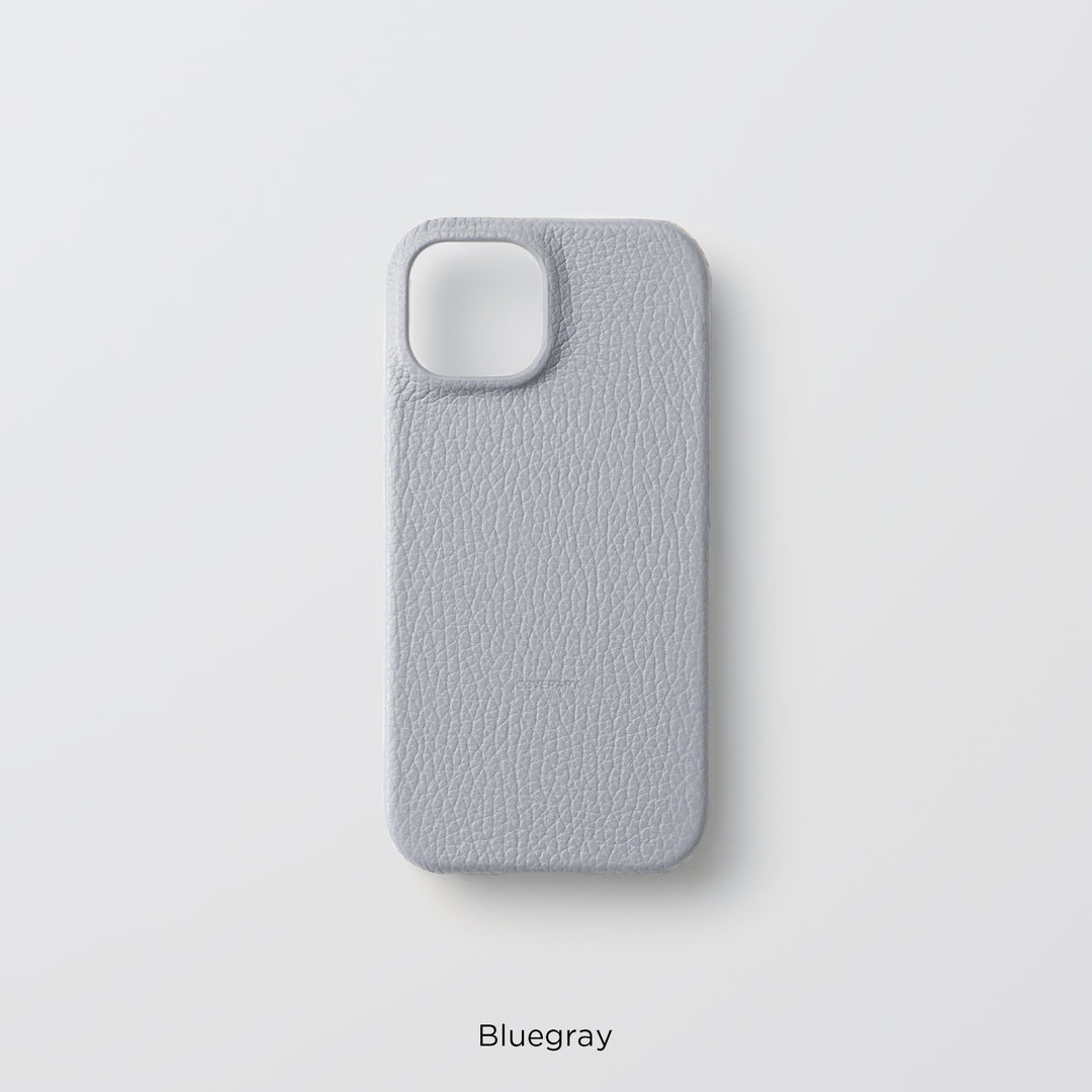 Coque arrière en cuir italien grainé 32 couleurs en cuir véritable