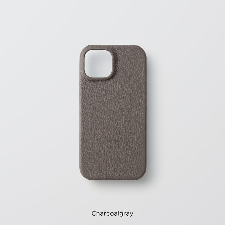 Coque arrière en cuir italien grainé 32 couleurs en cuir véritable