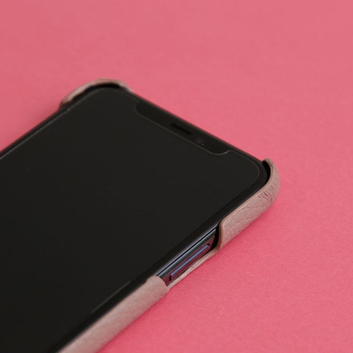 本革 32色 イタリアンシュリンクレザー  miniイニシャルチャーム 背面ケース Galaxyシリーズ