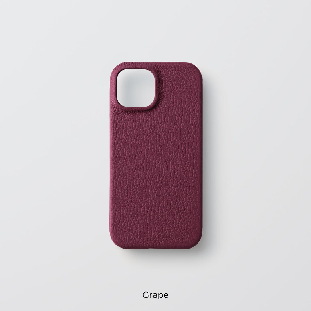 Étui de téléphone en cuir véritable, coque arrière, compatible avec tous les modèles, compatible MagSafe, 32 couleurs, cuir italien froissé, série iPhone