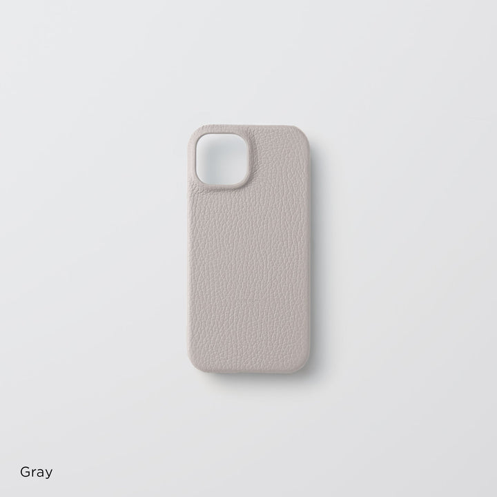 Coque arrière en cuir italien grainé 32 couleurs en cuir véritable