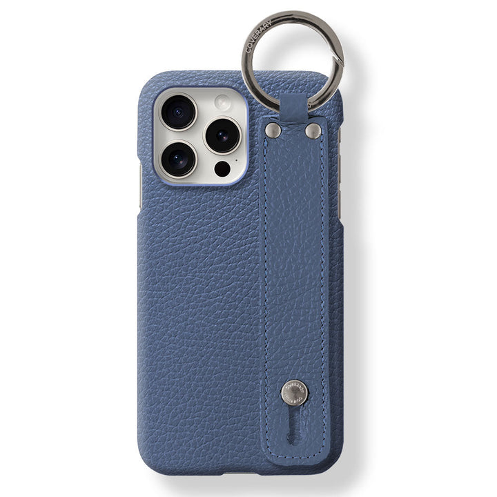 Genuine leather 32 colors Italian shrink leather with hand belt back case AQUOS series