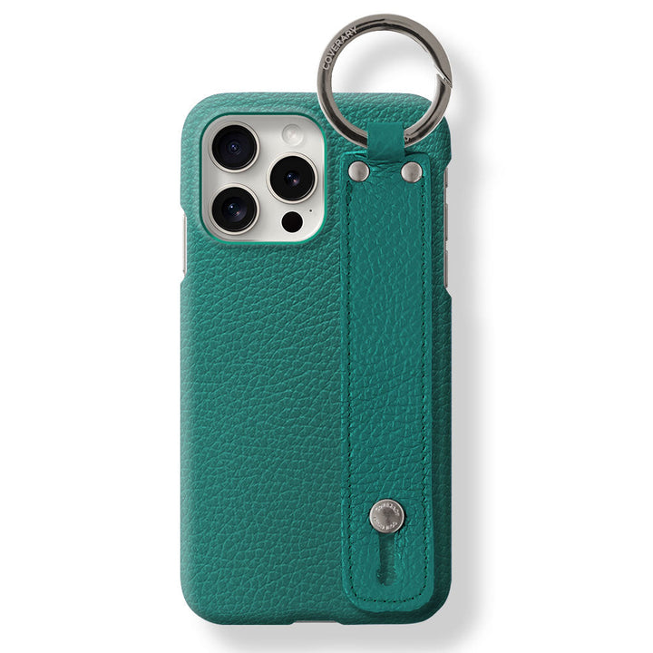 Genuine leather 32 colors Italian shrink leather with hand belt back case AQUOS series