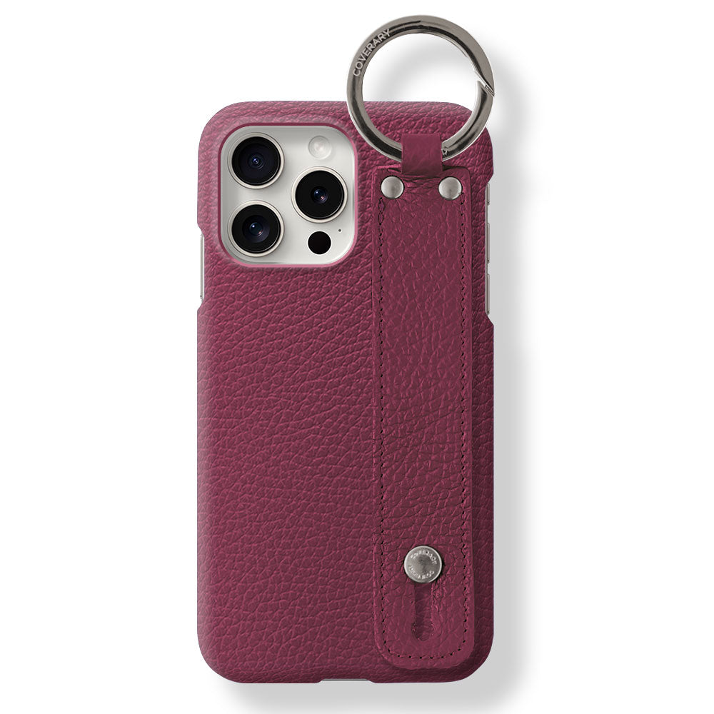 Genuine leather 32 colors Italian shrink leather with hand belt back case AQUOS series