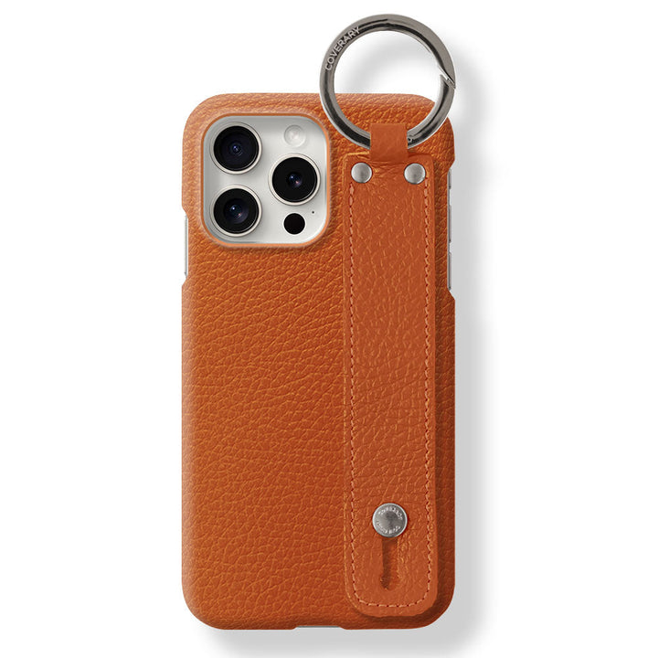 Genuine leather 32 colors Italian shrink leather with hand belt back case AQUOS series