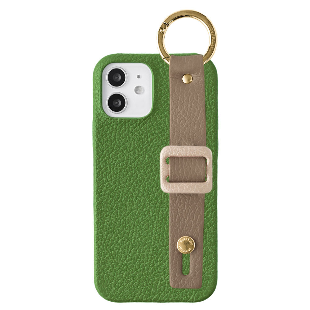 Cuir véritable 32 couleurs cuir italien grainé avec boucle et ceinture à main, coque arrière série Galaxy