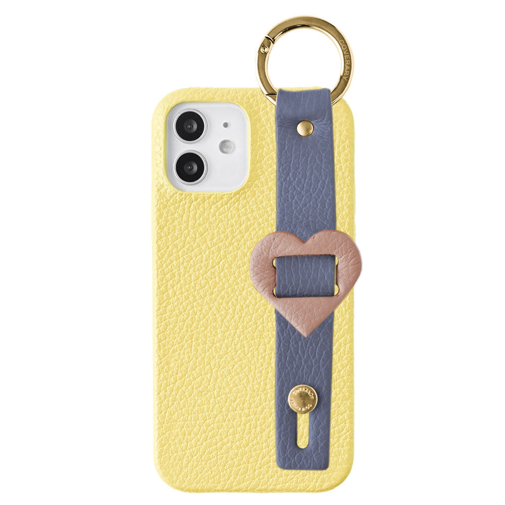 Cuir véritable 32 couleurs cuir italien grainé avec boucle et ceinture à main, coque arrière série Galaxy